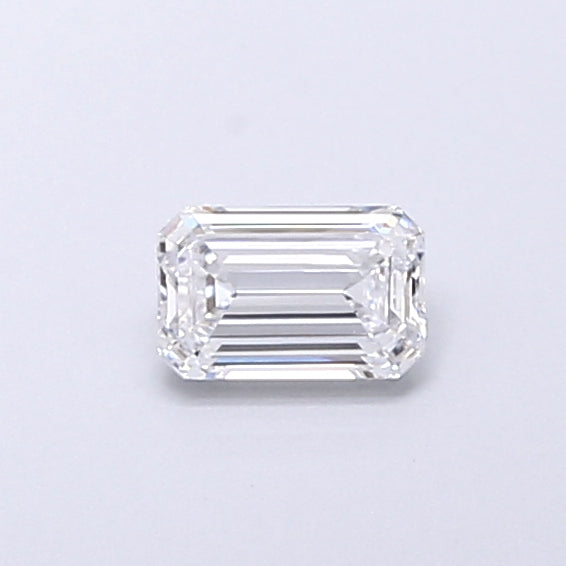 0.43 Carat Emerald Shaped, Very Good Cut, D Color, VVS1 Clarity, IGI Certified Lab Grown Diamond
