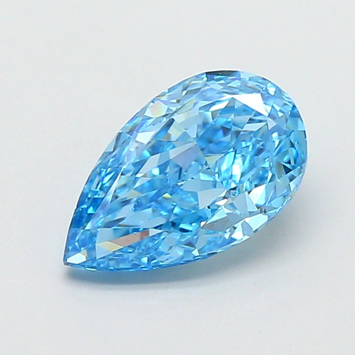 1.58 Carat Pear Shaped, Very Good Cut, VS1 Clarity, IGI Certified Lab Grown Diamond