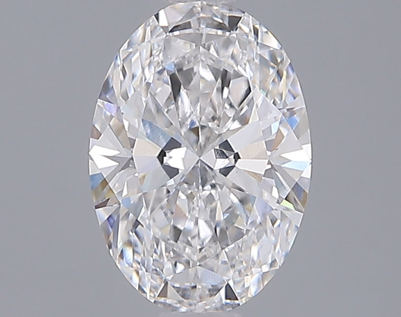 1.54 Carat Oval Shaped, Ideal Cut, D Color, VVS2 Clarity, IGI Certified Lab Grown Diamond