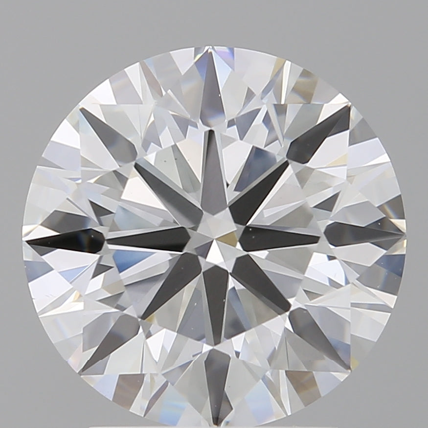 2.96 Carat Round Shaped, Ideal Cut, E Color, VS1 Clarity, IGI Certified Lab Grown Diamond