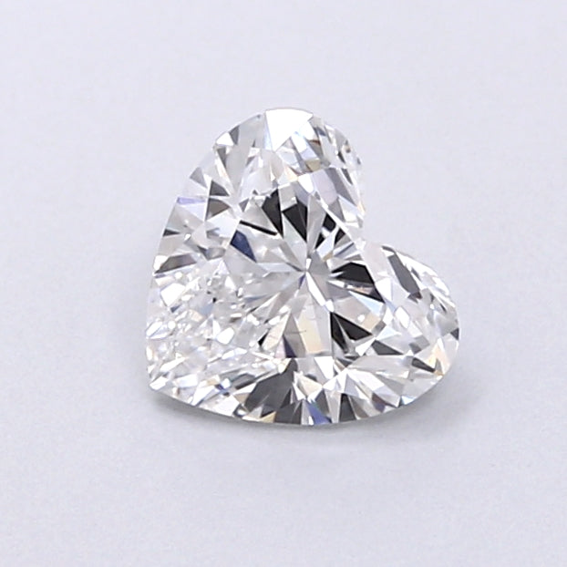 0.71 Carat Heart Shaped, Very Good Cut, D Color, VS2 Clarity, IGI Certified Lab Grown Diamond