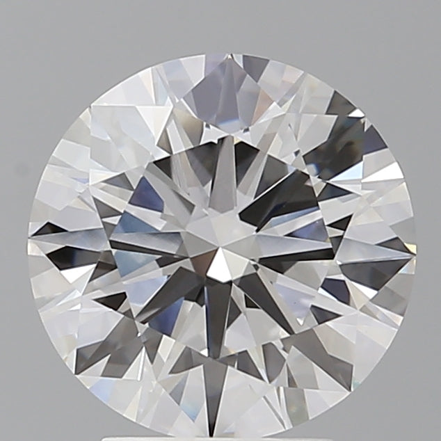 3.47 Carat Round Shaped, Ideal Cut, E Color, VVS2 Clarity, IGI Certified Lab Grown Diamond