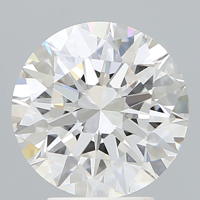 3.70 Carat Round Shaped, Excellent Cut, E Color, VVS2 Clarity, IGI Certified Lab Grown Diamond