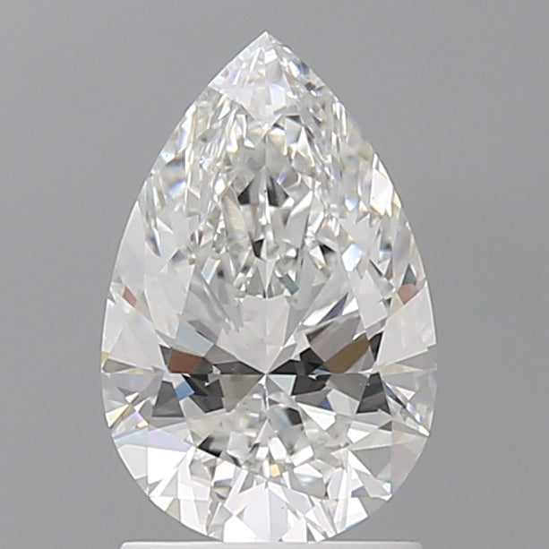1.60 Carat Pear Shaped, Ideal Cut, E Color, VVS2 Clarity, IGI Certified Lab Grown Diamond