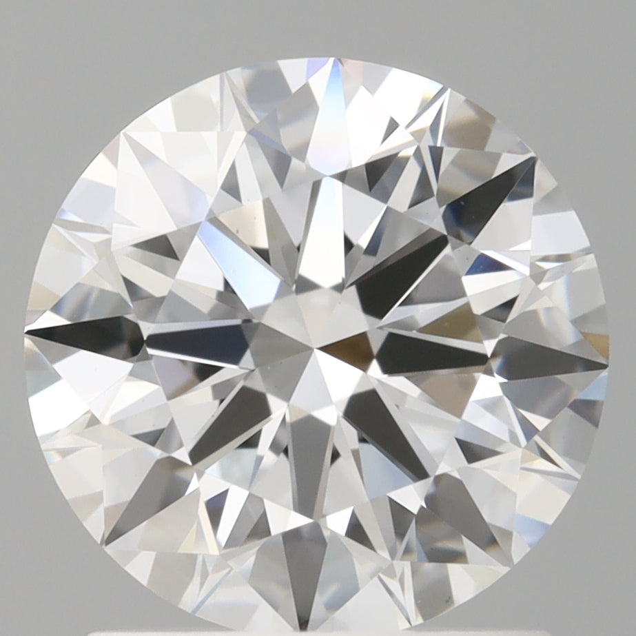 1.54 Carat Round Shaped, Ideal Cut, D Color, VVS2 Clarity, IGI Certified Lab Grown Diamond