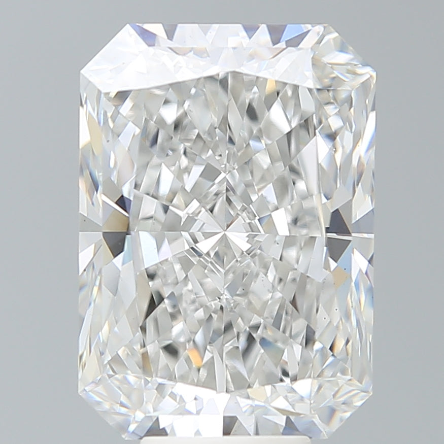 9.17 Carat Radiant Shaped, Ideal Cut, F Color, VS1 Clarity, IGI Certified Lab Grown Diamond