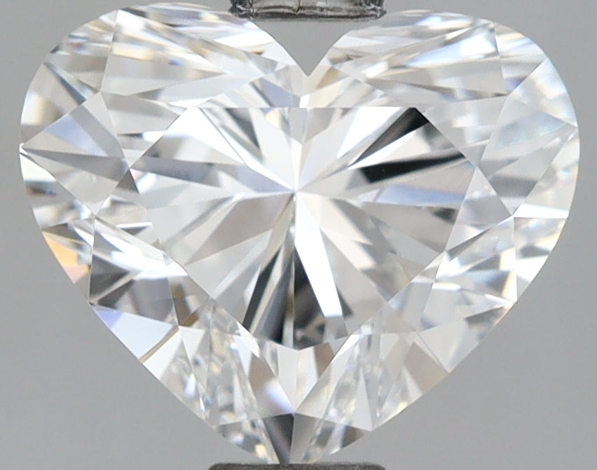 1.73 Carat Heart Shaped, Ideal Cut, D Color, VVS1 Clarity, IGI Certified Lab Grown Diamond