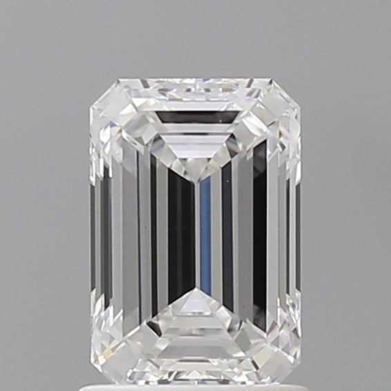 1.53 Carat Emerald Shaped, Ideal Cut, D Color, VVS2 Clarity, IGI Certified Lab Grown Diamond