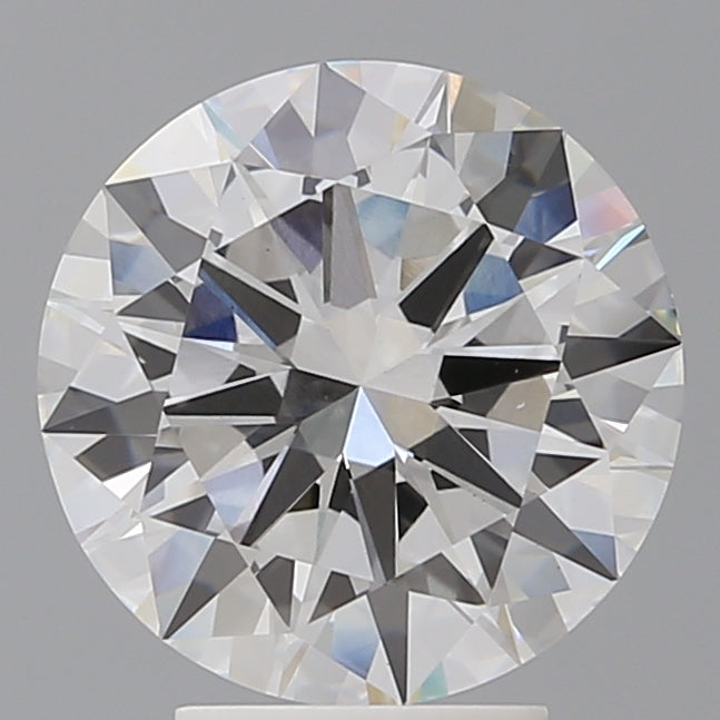4.00 Carat Round Shaped, Excellent Cut, E Color, VS1 Clarity, IGI Certified Lab Grown Diamond