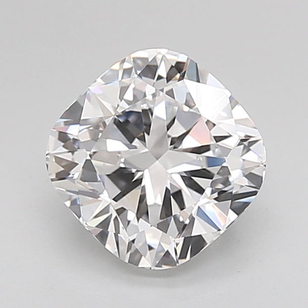 1.65 Carat Cushion Shaped, Ideal Cut, D Color, VVS2 Clarity, IGI Certified Lab Grown Diamond