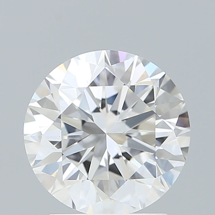 2.17 Carat Round Shaped, Excellent Cut, E Color, VVS2 Clarity, IGI Certified Lab Grown Diamond