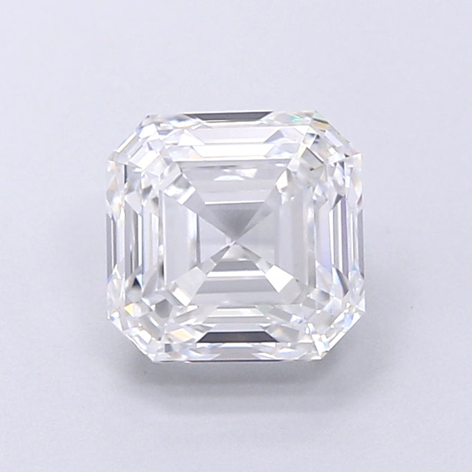 2.00 Carat Asscher Shaped, Very Good Cut, D Color, VVS1 Clarity, IGI Certified Lab Grown Diamond