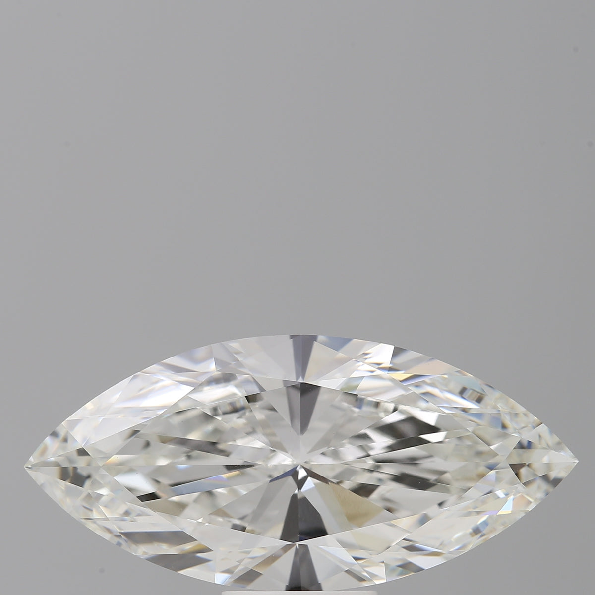 7.02 Carat Marquise Shaped, Ideal Cut, G Color, VVS2 Clarity, IGI Certified Lab Grown Diamond
