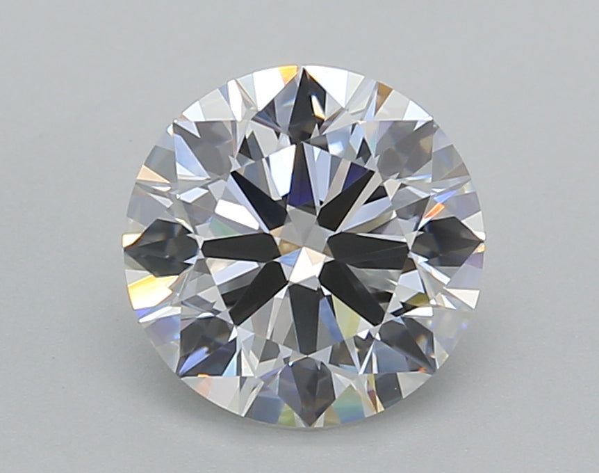 2.02 Carat Round Shaped, Ideal Cut, D Color, VVS2 Clarity, IGI Certified Lab Grown Diamond
