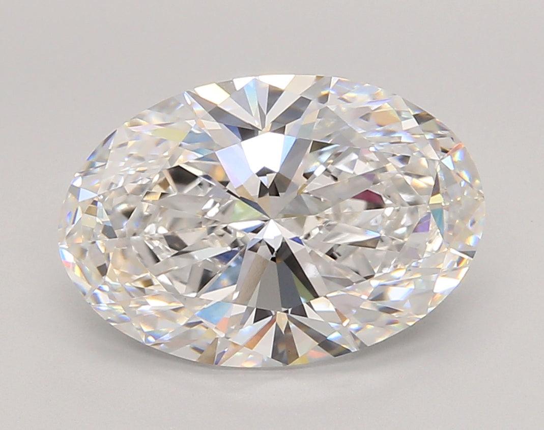 5.02 Carat Oval Shaped, Ideal Cut, E Color, VVS1 Clarity, IGI Certified Lab Grown Diamond