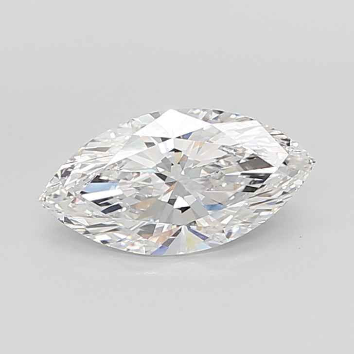 4.05 Carat Marquise Shaped, Ideal Cut, E Color, VVS2 Clarity, IGI Certified Lab Grown Diamond