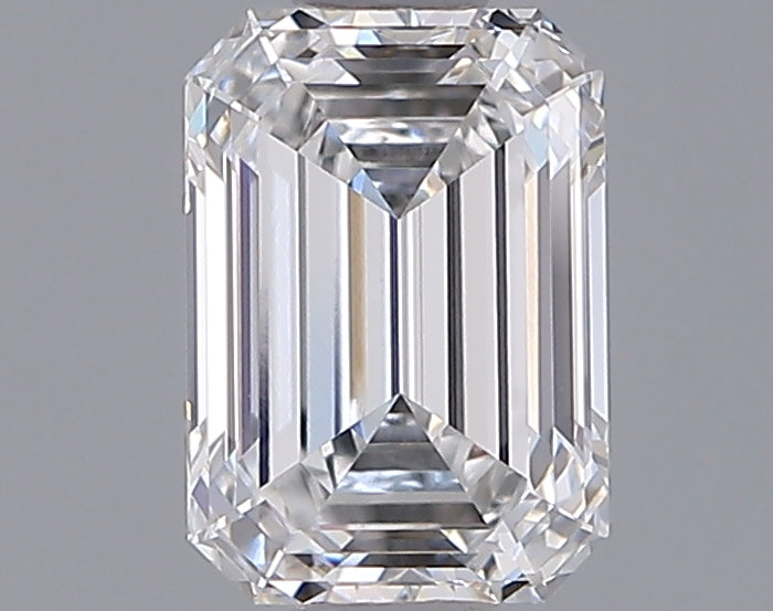 1.04 Carat Emerald Shaped, Ideal Cut, E Color, VVS1 Clarity, IGI Certified Lab Grown Diamond
