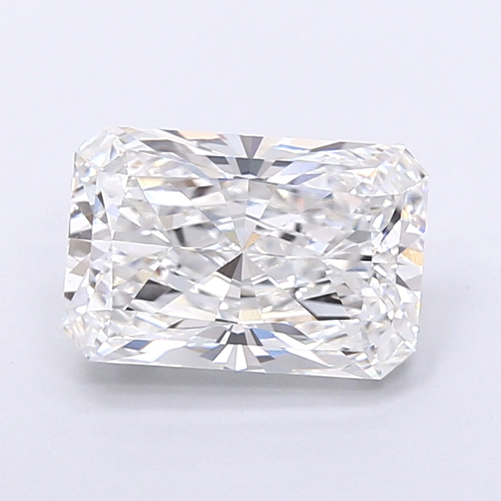 2.95 Carat Radiant Shaped, Very Good Cut, E Color, VS1 Clarity, IGI Certified Lab Grown Diamond
