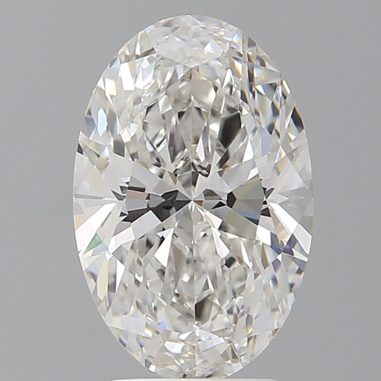 3.59 Carat Oval Shaped, Ideal Cut, F Color, VVS2 Clarity, IGI Certified Lab Grown Diamond