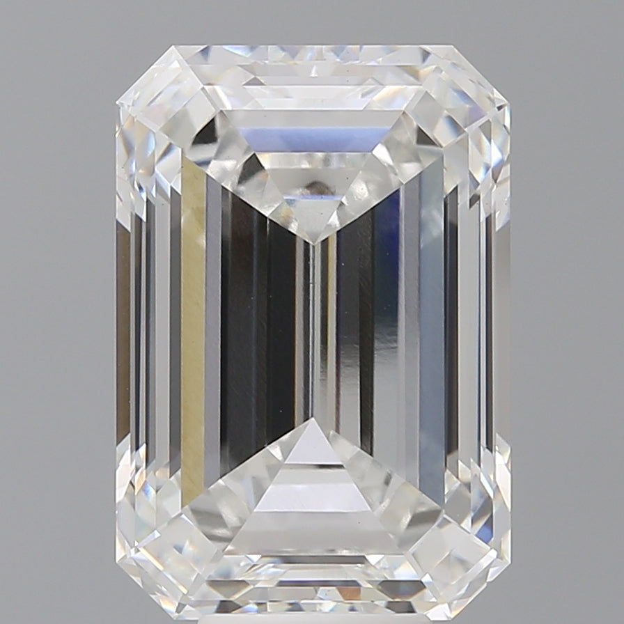 9.52 Carat Emerald Shaped, Ideal Cut, E Color, VS1 Clarity, IGI Certified Lab Grown Diamond