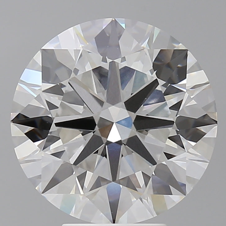 6.05 Carat Round Shaped, Ideal Cut, F Color, VVS2 Clarity, IGI Certified Lab Grown Diamond