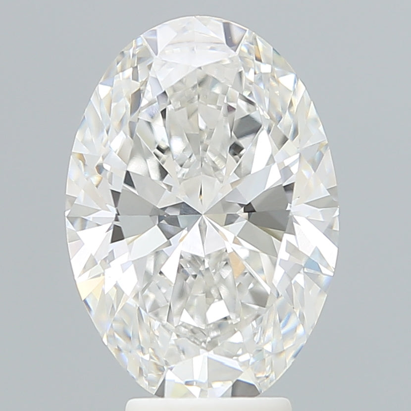 5.31 Carat Oval Shaped, Excellent Cut, E Color, VVS2 Clarity, IGI Certified Lab Grown Diamond