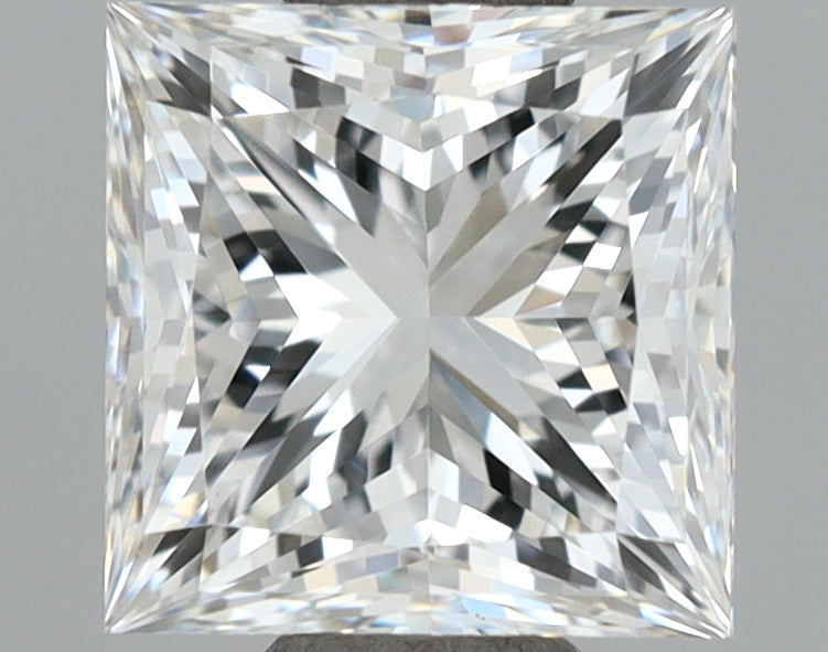 1.10 Carat Princess Shaped, Ideal Cut, E Color, VVS2 Clarity, IGI Certified Lab Grown Diamond