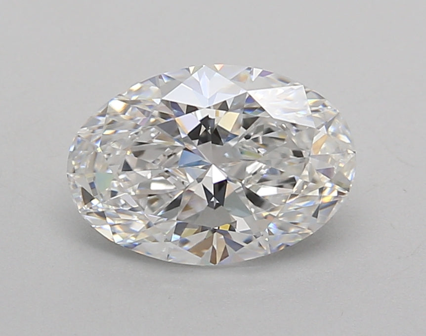 1.53 Carat Oval Shaped, Excellent Cut, D Color, VVS2 Clarity, IGI Certified Lab Grown Diamond