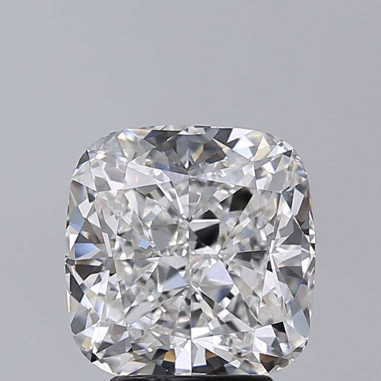 4.02 Carat Cushion Shaped, Excellent Cut, F Color, VVS2 Clarity, IGI Certified Lab Grown Diamond