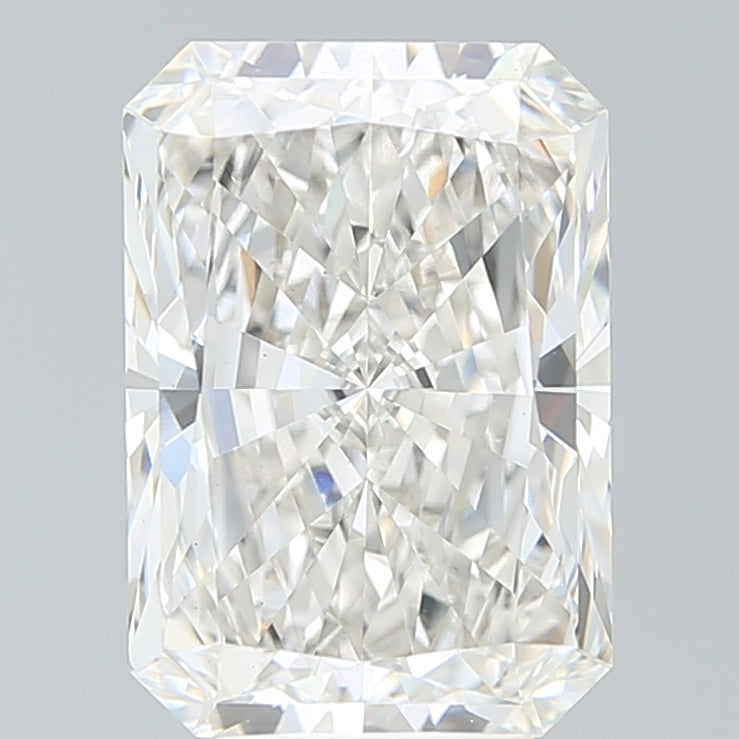 5.44 Carat Radiant Shaped, Ideal Cut, G Color, VS1 Clarity, IGI Certified Lab Grown Diamond