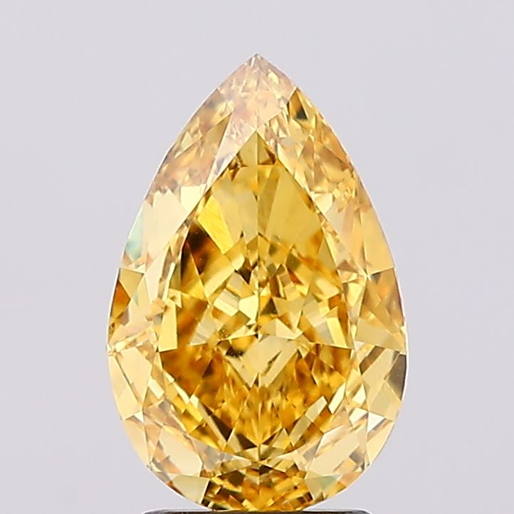2.51 Carat Pear Shaped, Excellent Cut, VS2 Clarity, IGI Certified Lab Grown Diamond