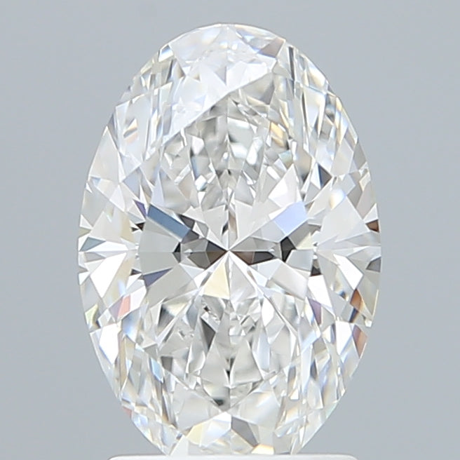 2.10 Carat Oval Shaped, Ideal Cut, E Color, VVS2 Clarity, IGI Certified Lab Grown Diamond