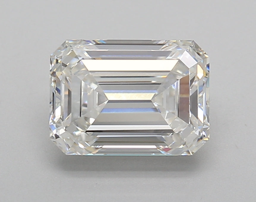 2.02 Carat Emerald Shaped, Excellent Cut, G Color, VVS2 Clarity, IGI Certified Lab Grown Diamond