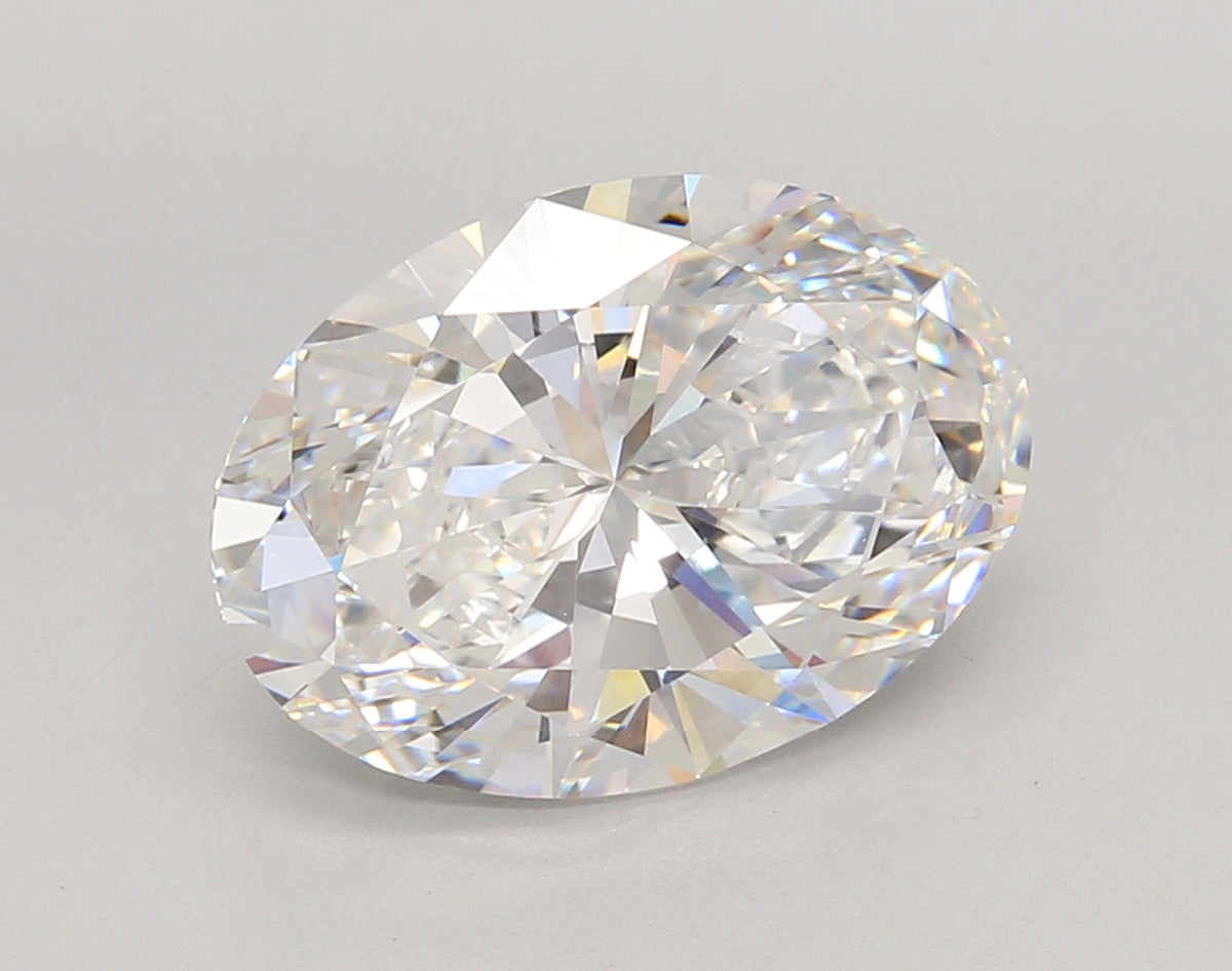 4.69 Carat Oval Shaped, Ideal Cut, D Color, VVS2 Clarity, IGI Certified Lab Grown Diamond