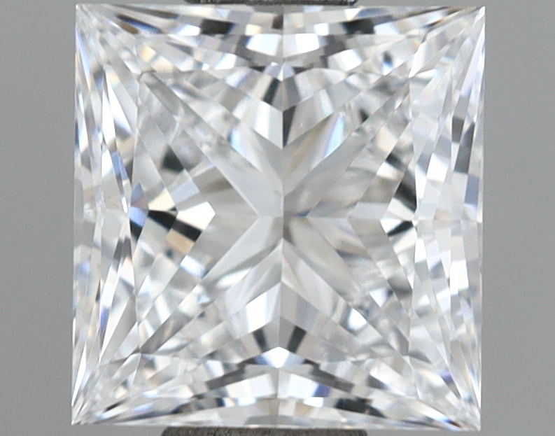 1.03 Carat Princess Shaped, Excellent Cut, D Color, VVS1 Clarity, IGI Certified Lab Grown Diamond