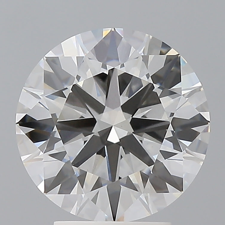 3.53 Carat Round Shaped, Ideal Cut, F Color, VVS2 Clarity, IGI Certified Lab Grown Diamond