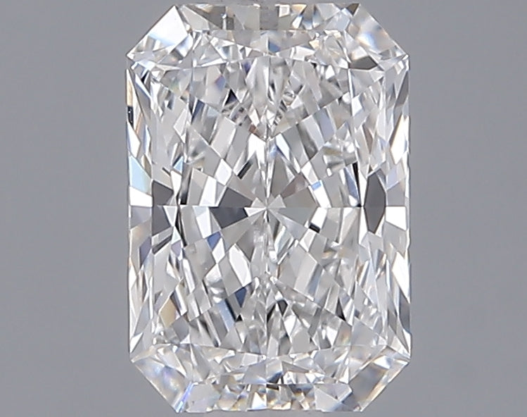 1.55 Carat Radiant Shaped, Ideal Cut, E Color, VVS1 Clarity, IGI Certified Lab Grown Diamond