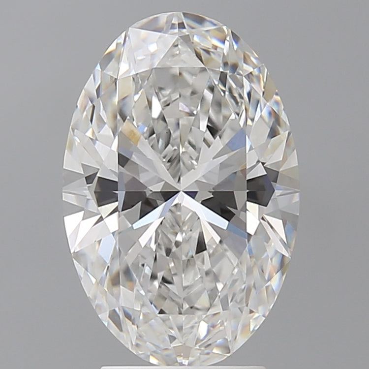 3.58 Carat Oval Shaped, Excellent Cut, E Color, VS1 Clarity, IGI Certified Lab Grown Diamond