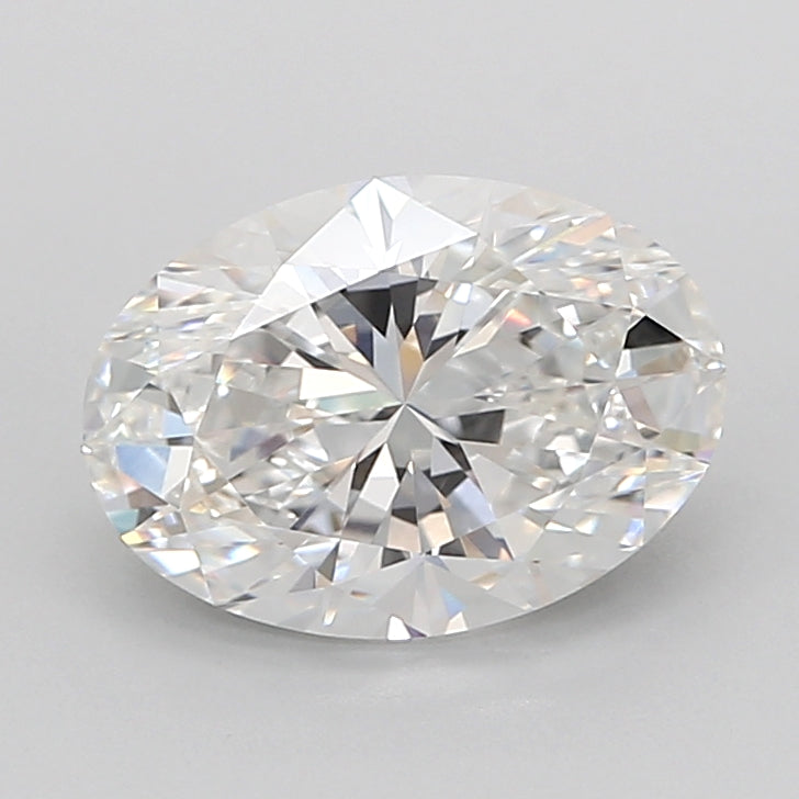 3.00 Carat Oval Shaped, Excellent Cut, F Color, VVS1 Clarity, IGI Certified Lab Grown Diamond
