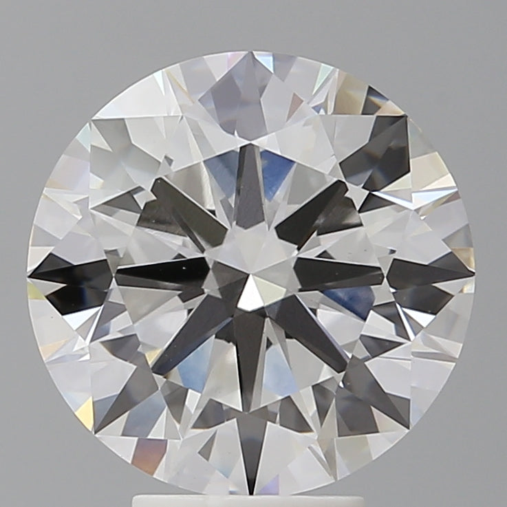 5.53 Carat Round Shaped, Excellent Cut, F Color, VS1 Clarity, IGI Certified Lab Grown Diamond