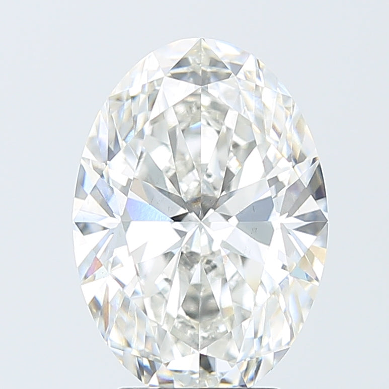 4.04 Carat Oval Shaped, Ideal Cut, F Color, VS2 Clarity, IGI Certified Lab Grown Diamond