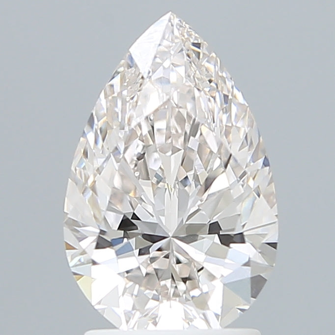 2.06 Carat Pear Shaped, Ideal Cut, G Color, IF Clarity, IGI Certified Lab Grown Diamond