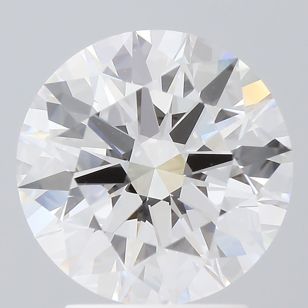2.60 Carat Round Shaped, Ideal Cut, E Color, VVS2 Clarity, IGI Certified Lab Grown Diamond