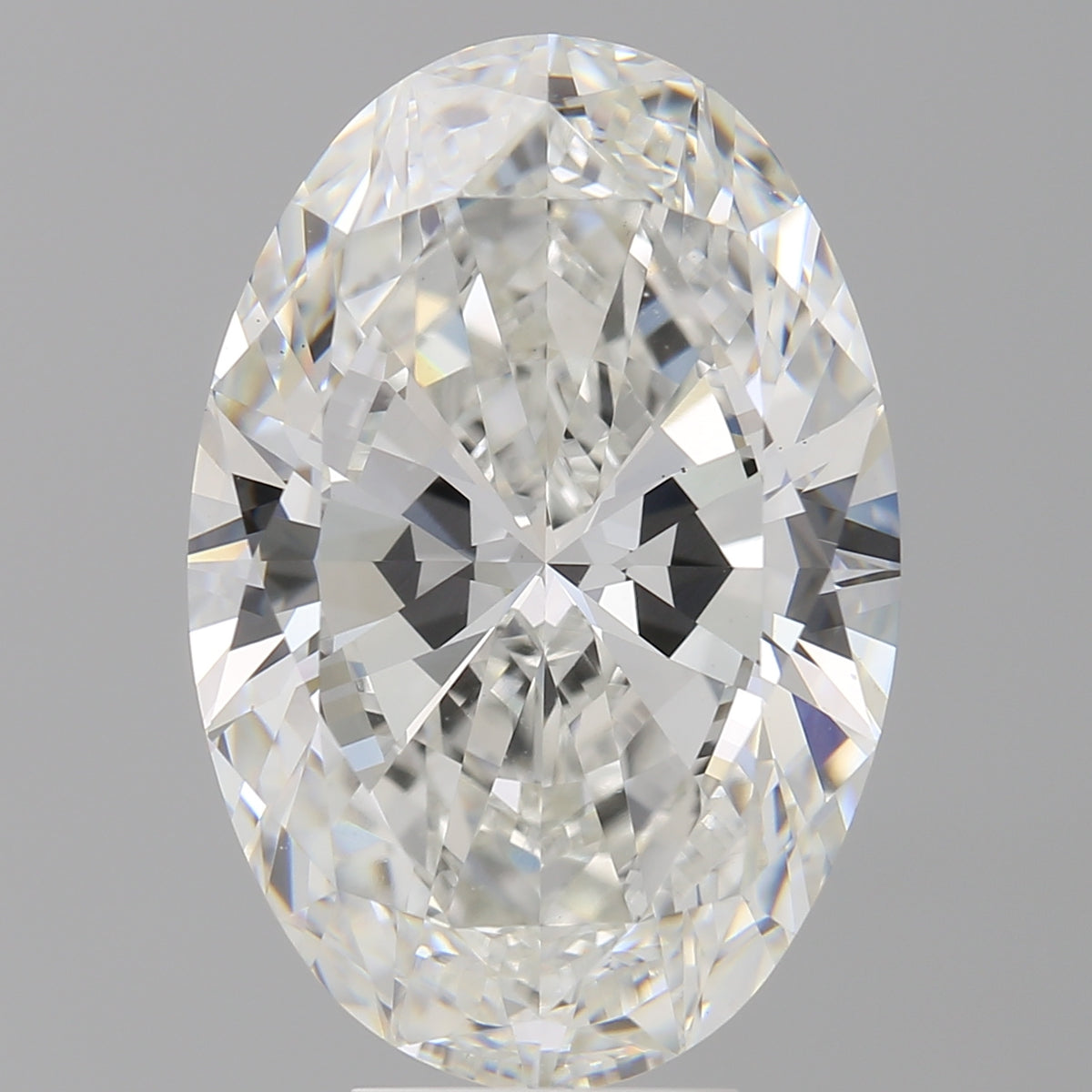 8.01 Carat Oval Shaped, Excellent Cut, F Color, VVS2 Clarity, IGI Certified Lab Grown Diamond