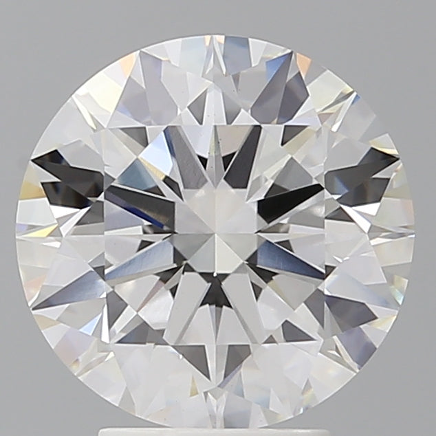 4.02 Carat Round Shaped, Ideal Cut, E Color, VVS2 Clarity, IGI Certified Lab Grown Diamond