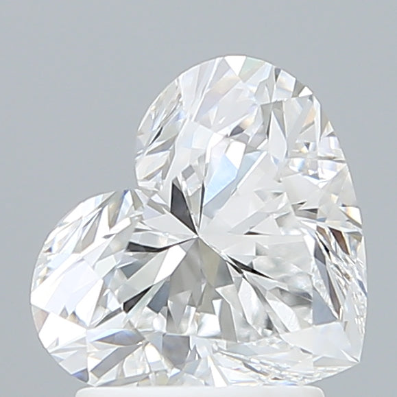 2.09 Carat Heart Shaped, Ideal Cut, D Color, VVS1 Clarity, IGI Certified Lab Grown Diamond
