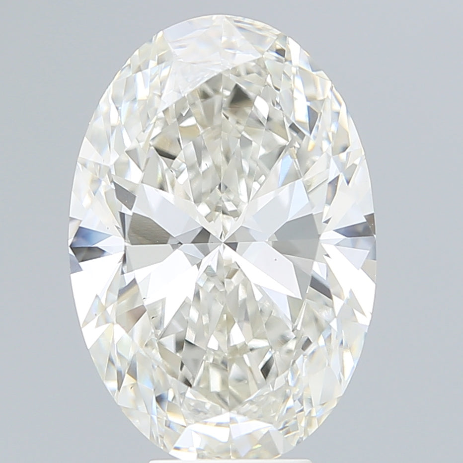 7.51 Carat Oval Shaped, Ideal Cut, H Color, VS1 Clarity, IGI Certified Lab Grown Diamond