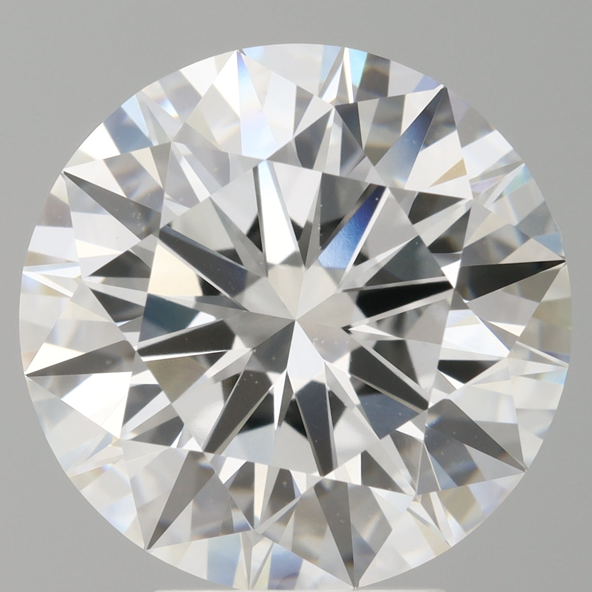 5.10 Carat Round Shaped, Ideal Cut, F Color, VVS2 Clarity, IGI Certified Lab Grown Diamond