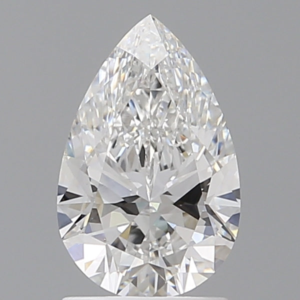 1.54 Carat Pear Shaped, Ideal Cut, E Color, VVS2 Clarity, IGI Certified Lab Grown Diamond