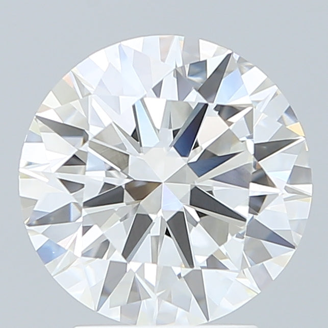 3.05 Carat Round Shaped, Excellent Cut, G Color, VVS2 Clarity, IGI Certified Lab Grown Diamond